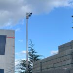 CCTV cameras on a high-pole by Mech-Elec Group Ltd