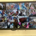 12 CCTV screens feedback their view of a shop floor by Mech-Elec Group Ltd