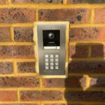 intercom and pin key by HIKVISION installed by Mech-Elec Group LTD