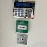 metallic Mech-Elec intruder alarm system for commercial property