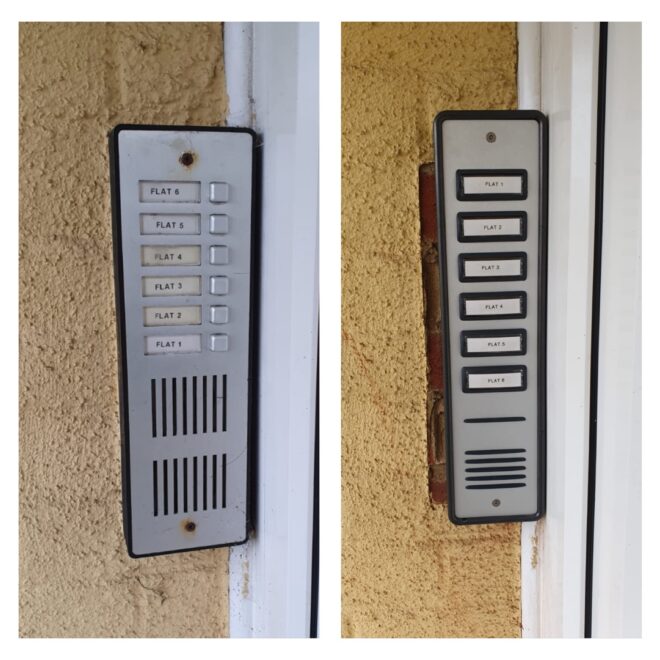 Modernised door access controls for flats